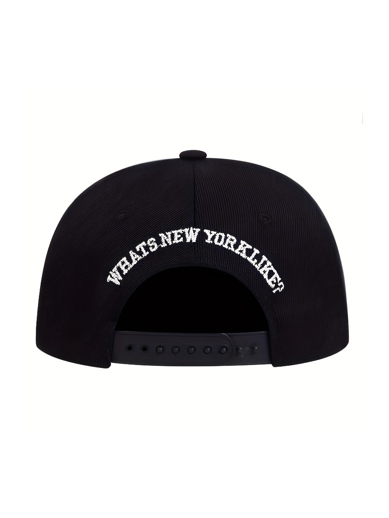 Unisex Letter Embroidery Baseball Cap, Casual Outdoor Sports Hat for Men & Women, Adjustable Sun Protection Cap for Daily Wear