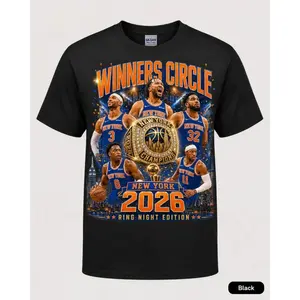 New York 2026 Shirt, Winners Circle Basketball Tee, Ring Night Vintage T-Shirt, NY Sports Fan Gift, comfortable, breathable, pure cotton