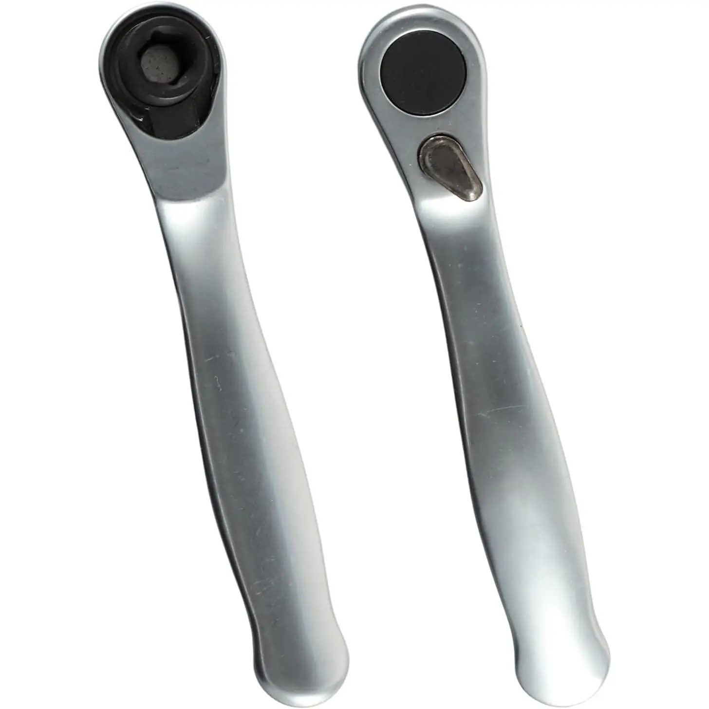 2 count 1/4 Mini Bit Ratchet,  Ratchet 72- Ratcheting Bit Driver Repair Tools Wrench Screwdrive for Tight Spaces (Sliver)