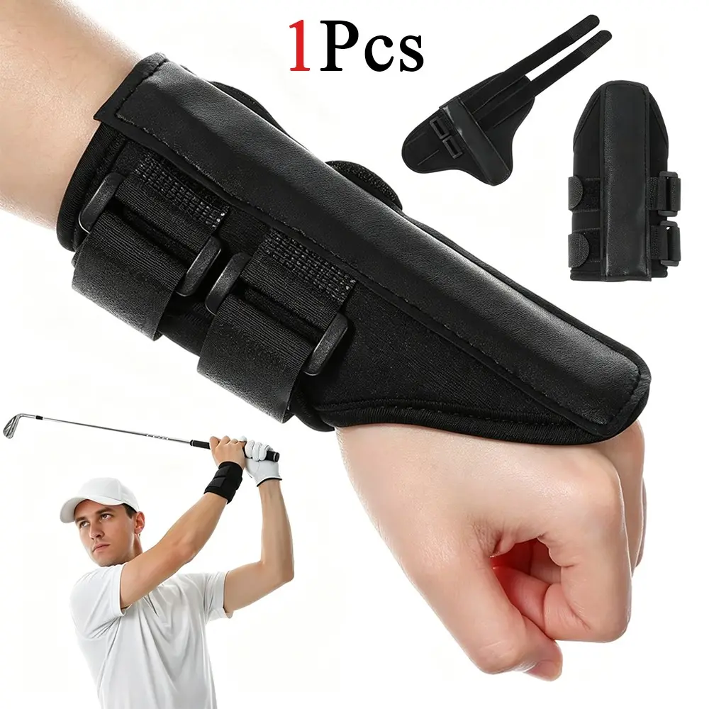 1Pcs Golf Wrist Trainer for Swing Alignment Pro Training Aid Brace for Hand Gesture Correction Golf Hinge Practice Tool and Wrist Support Brace for Beginners and Pros to Improve Swing Technique Optimal Performance