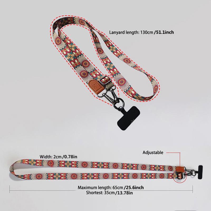 Adjustable Phone Lanyard, Multipurpose Crossbody & Neck Hanging  Dual-purpose Phone Strap, Phone Strap Holder, Phone Charm for Women & Men, Mobile Phone Accessories