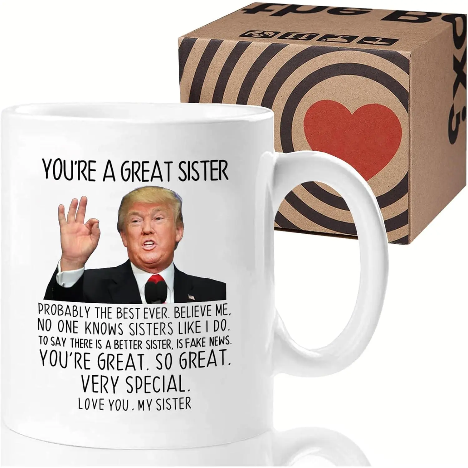 You're A  Sister Mug, Funny Sister Gifts from Sister , Sister Birthday Gifts, Christmas Gifts,  Day Gifts for Sister-in-law, Soul Sister 11 Oz Cup