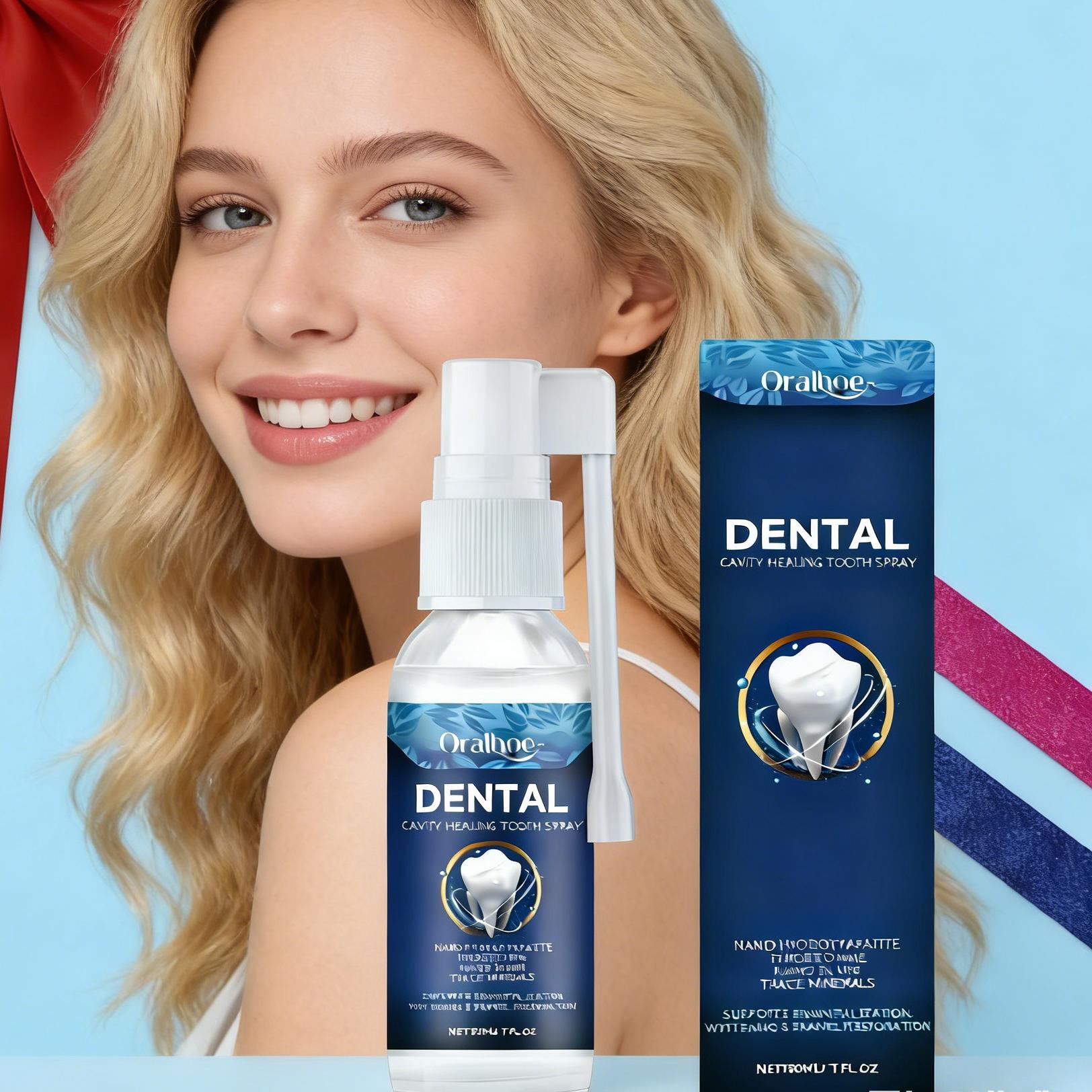 Oralhoe Dental Care Spray with Hydroxyapatite & Colloidal Silver Protects Teeth Reduces Stains and Sensitivity for Natural Cleanliness Oralhoe Dental Care Spray with Hydroxyapatite & Colloidal Silver Protects Teeth Reduces Stains and Sensitivity for Natural Cleanliness