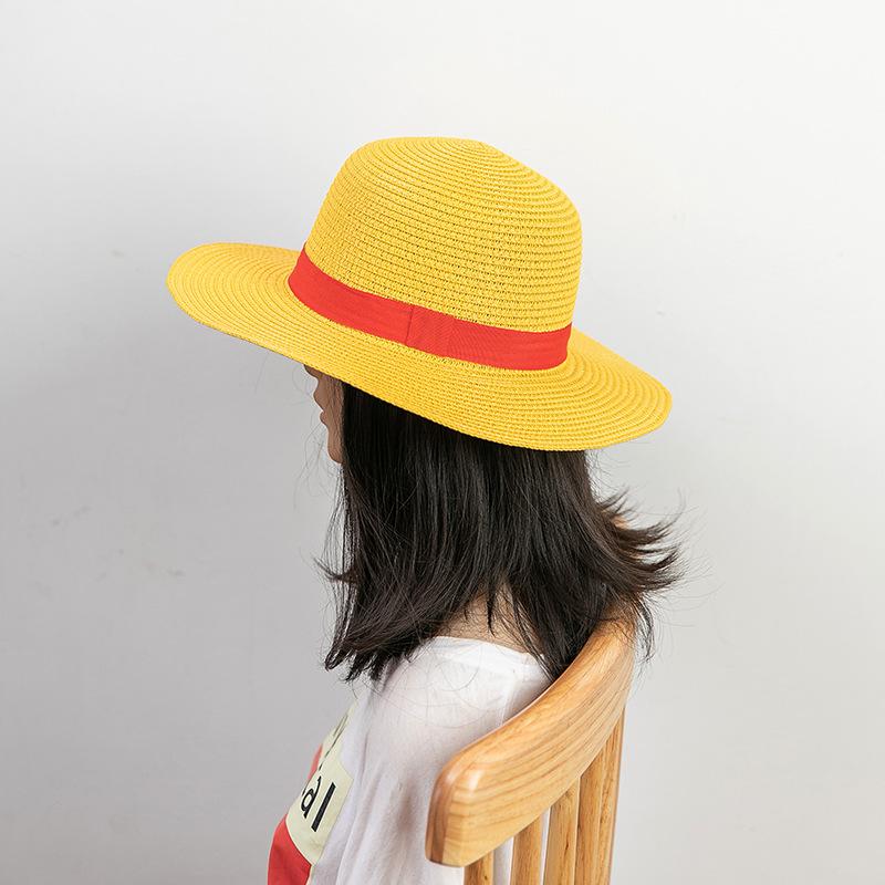 One Piece Straw Hat COSPLAY Anime Costume Straw Parent-Child Hat Performance Hat Gift for Friends party