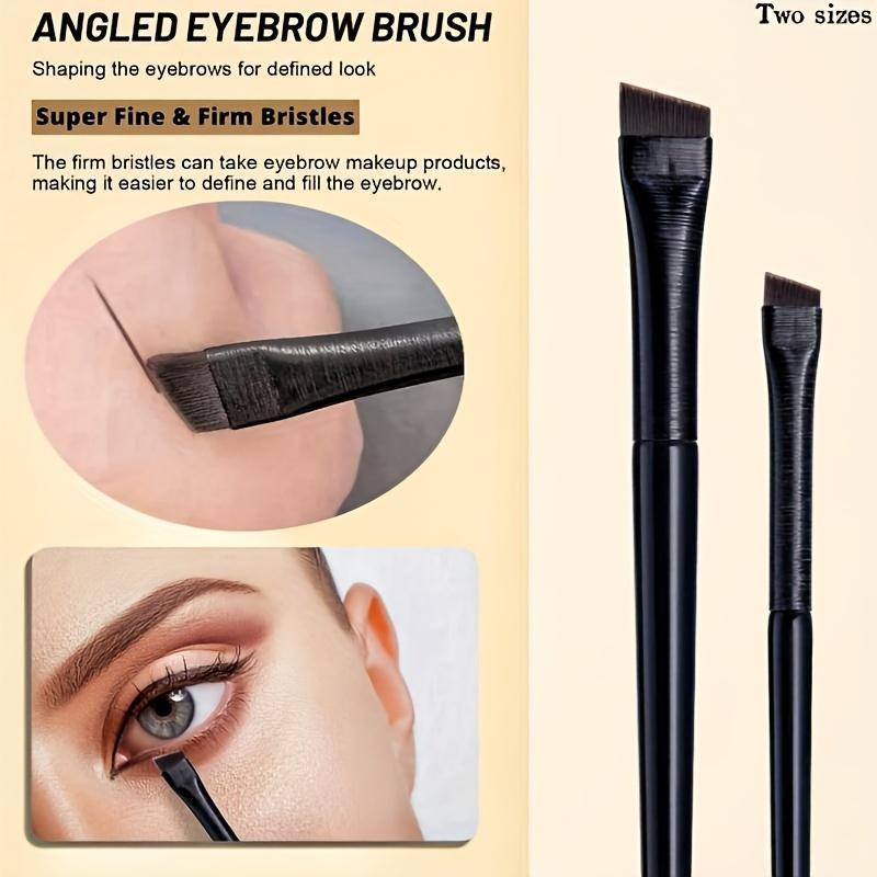 Professional Eyeliner & Eyebrow Angled Brush Set, 6 Counts/set Multifunctional Makeup Brush with Soft Bristles, Makeup Tool for Women, Eyeshadow Brushes