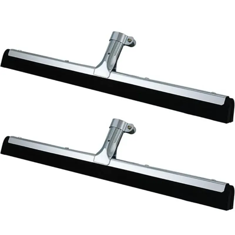 2pcs Double Foam Floor Squeegee for Concrete Industrial Floor Scrubber Cleaning Squeegee with Heavy Duty Broom EVA Foam Blade for Garage Window Pool (22 Inch)