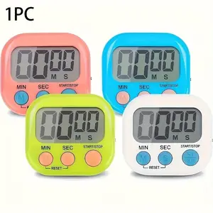 1PC Mini Portable Visual Time Management Electronic Stopwatch Kitchen Timer Cooking Beauty Electronic Timer Silent Countdown Timer