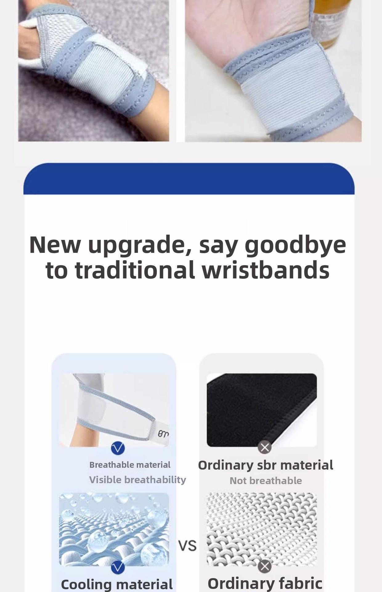 Sports Bracer Thin Strap Pressurized Stable Tendon Sheath Wrist Badminton Basketball Fitness Bracer