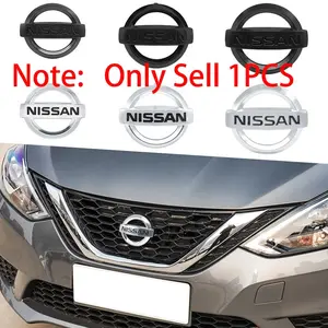 Car Front Rear Trunk Emblem Cover Sticker for Nissan Qashqai Juke Pulsar Sentra Altima Patrol Micra Rogue Almera Accessories