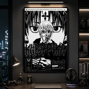 Hunter X Hunter Kurapika Print Poster – Japanese Manga Poster Anime Poster Yoshihiro Togashi Hunter Wall Art Wall Decor