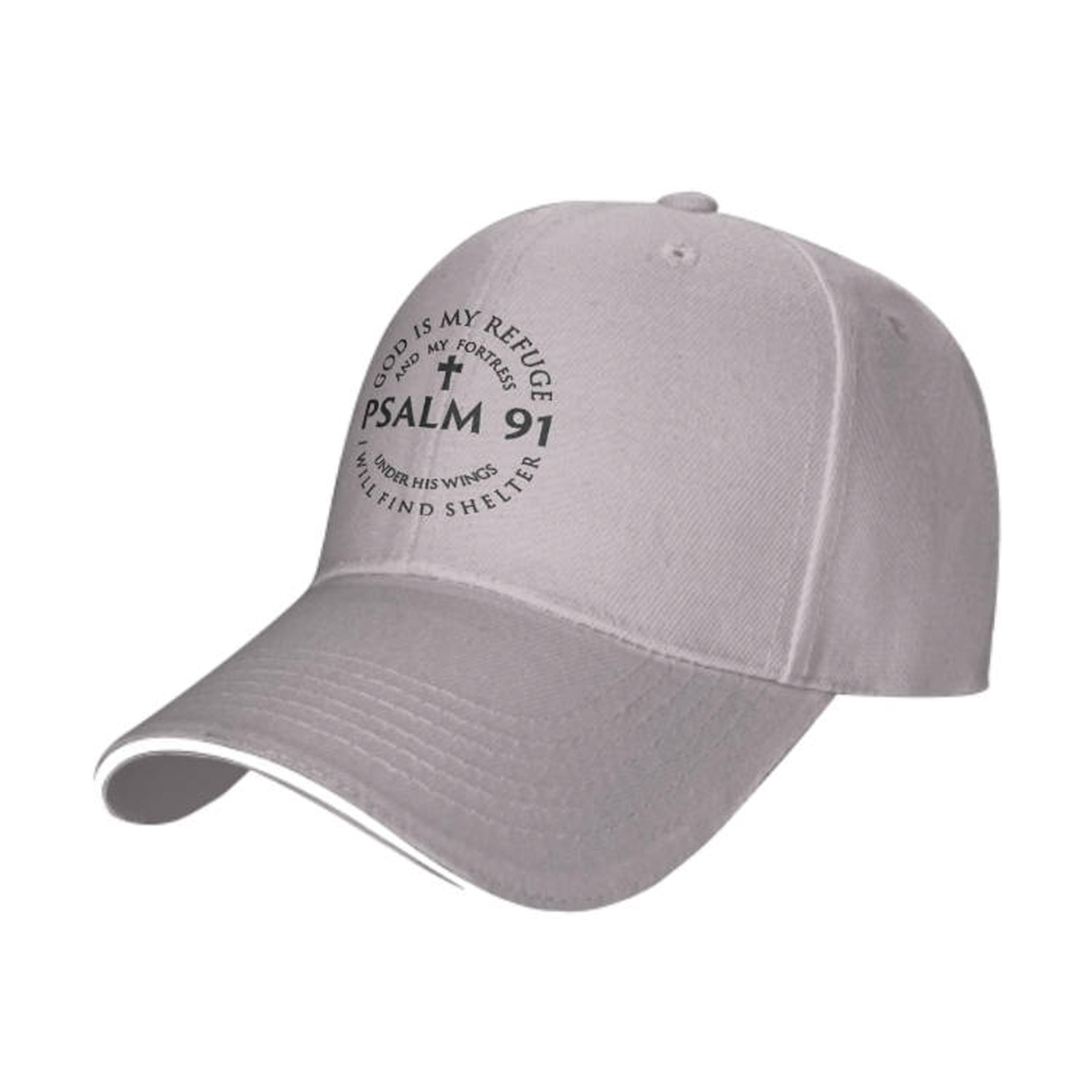 1pc of a Psalm 91 Themed Baseball Cap, Adjustable And Suitable for Both Men And Women.This Truck Driver'S Hat Makes a Perfect Gift Option