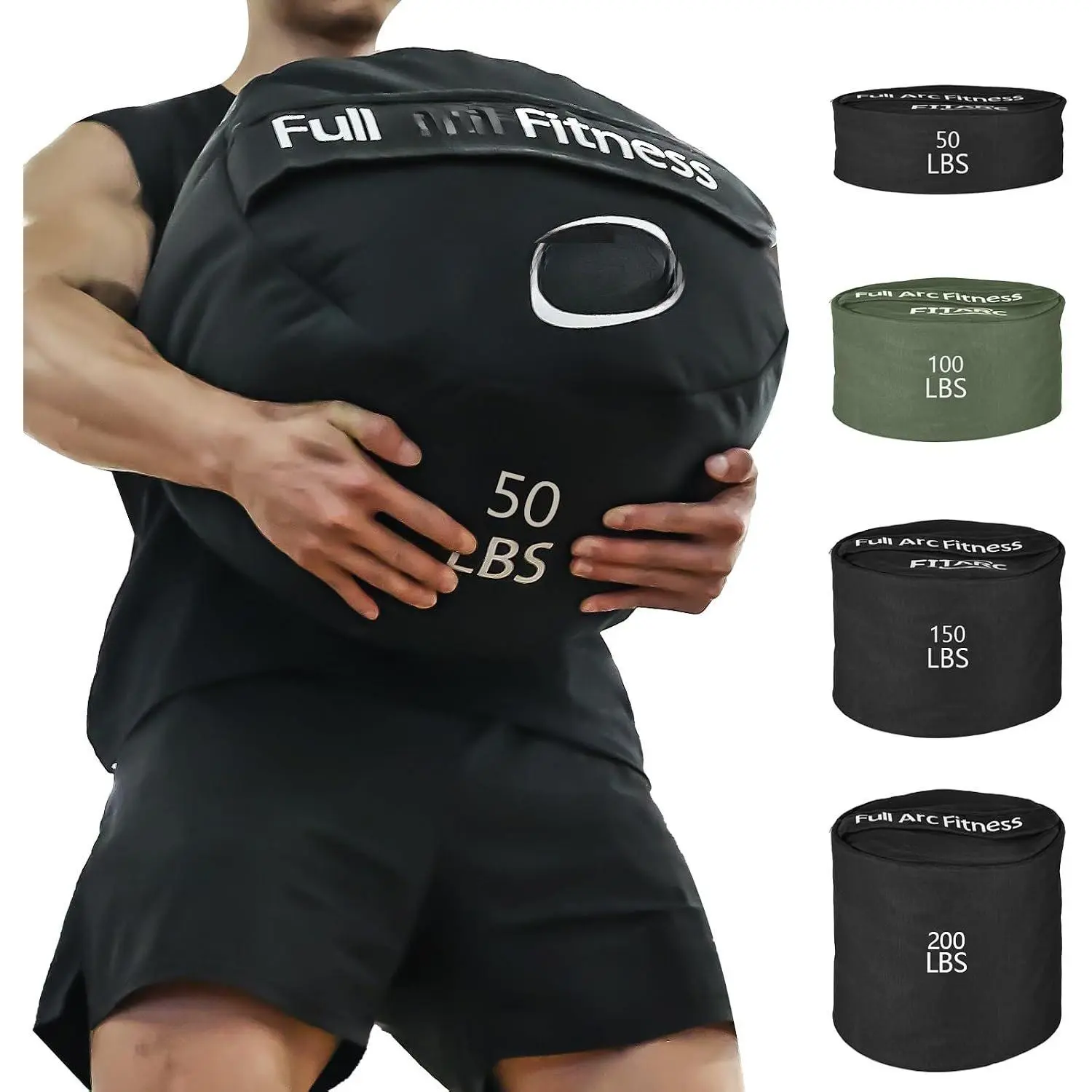 Sandbag Workout Bag,Sand Bags for Weight ,Sandbags for Fitness,Sandbags for Weight ,Round Sandbag,- & Exercise, Sand Not Included