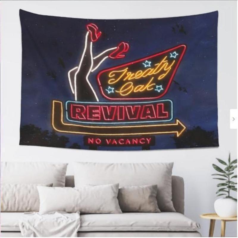 Treaty Oak Revival - No Vacancy Tapestry Cotton Decor bedroom decorative accessories Treaty Oak Revival - No Vacancy Tapestry Cotton Decor bedroom decorative accessories