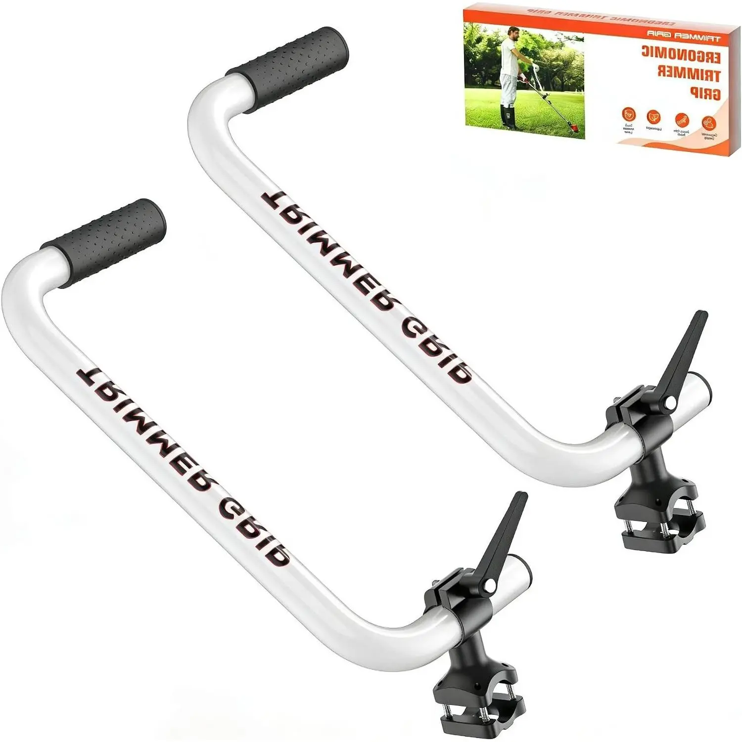 2 Pack Upgraded Weed Eater Handle, String Trimmer Handle, Trimmer Grip Extension for Trimming, Weedeater Handle Grip for String Trimmer, Lawn Care (16.9")Gift