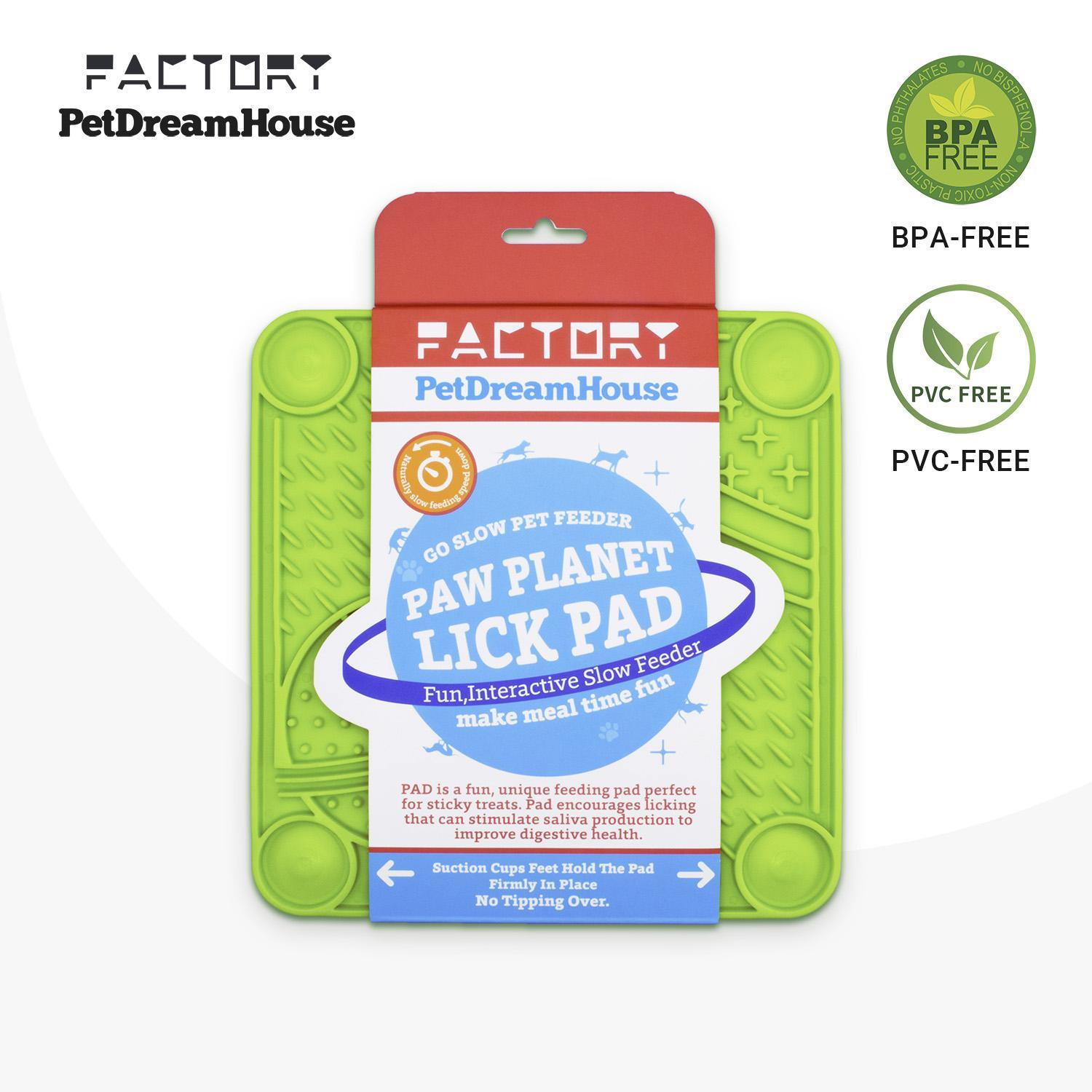 PetDreamHouse Food Enrichment Lick Pad for Dogs - Large, Silicone Calming Toy for Anxiety Relief & Interactive Play