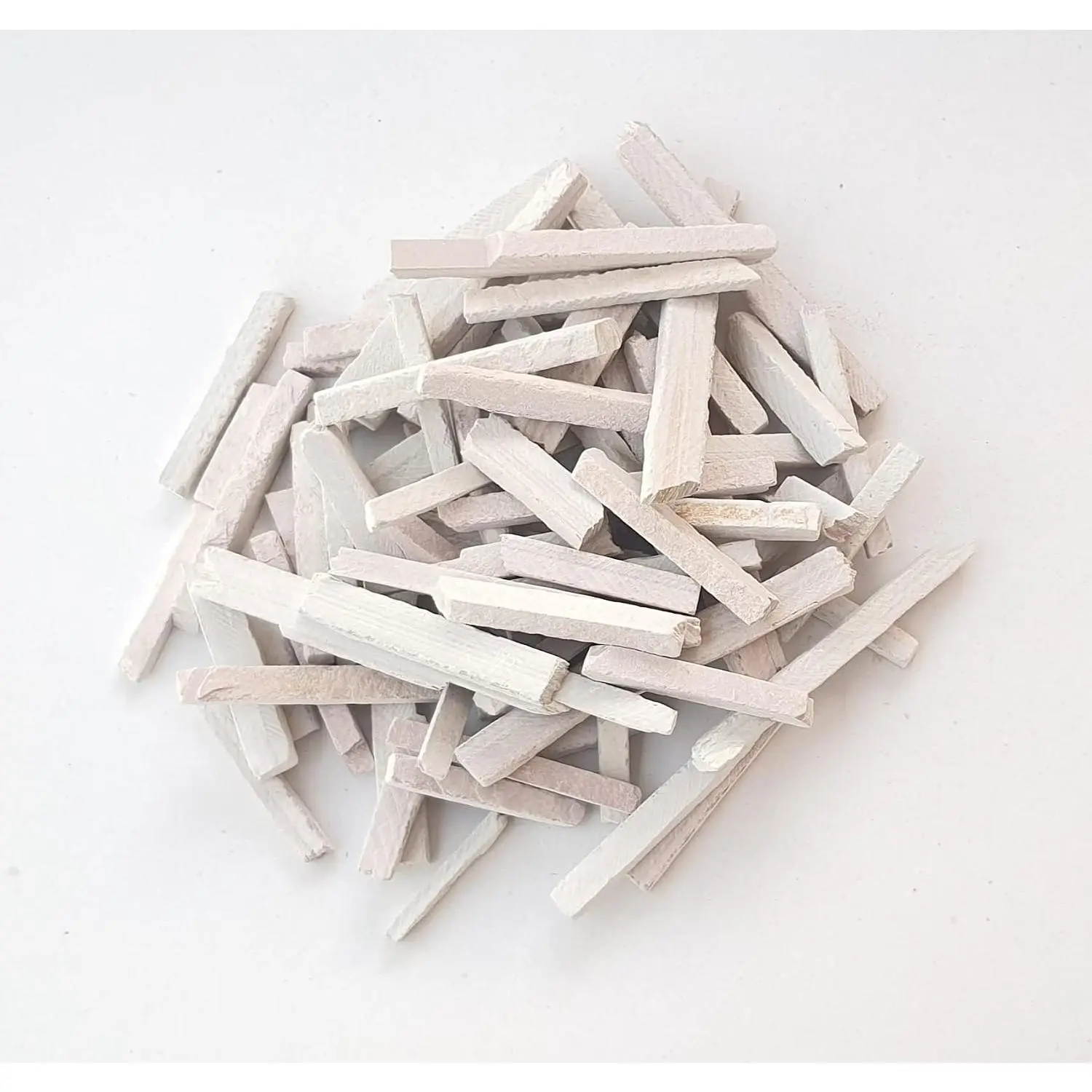 Slate Pencils White Color Chalk 4-8 Mm Thick (250 Grams)