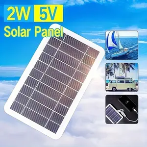 5v Solar Whiteboard, Upgraded Solar Panel, USB Output, Portable Outdoor Charging, Waterproof, Ideal for Emergency, Camping, Hiking