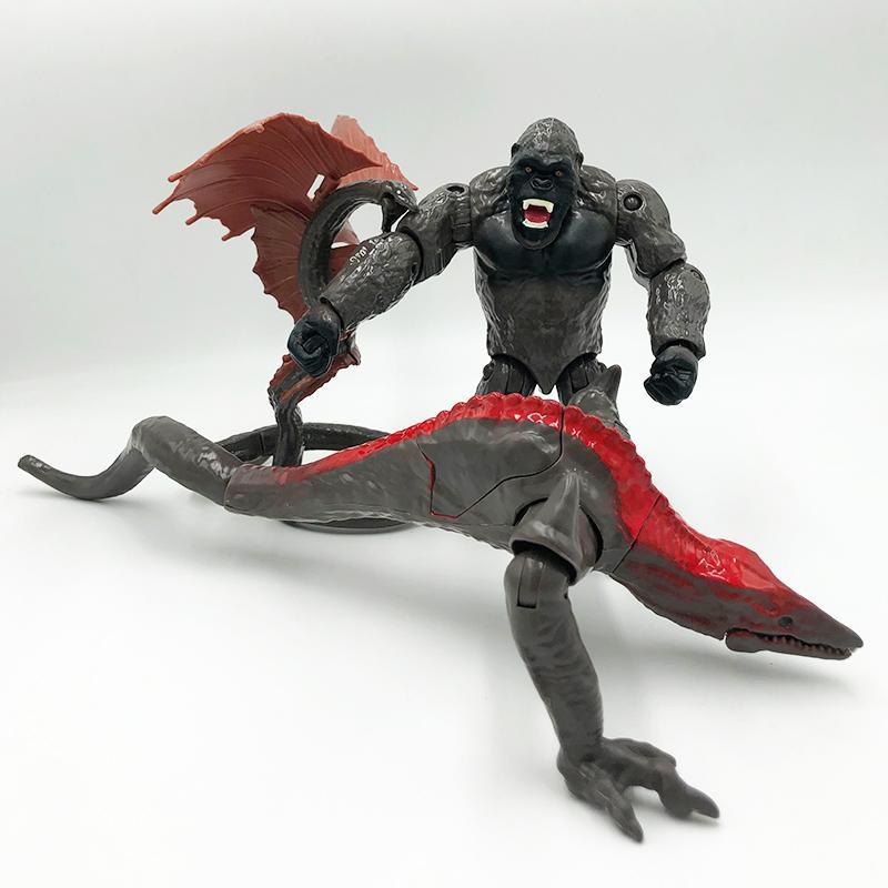 Movie Skull Island Warbat Skullcrawler Movable Model Toy Monster King Kong Vs Godzilla Toys PVC Children’s Gifts KingKong 16CM