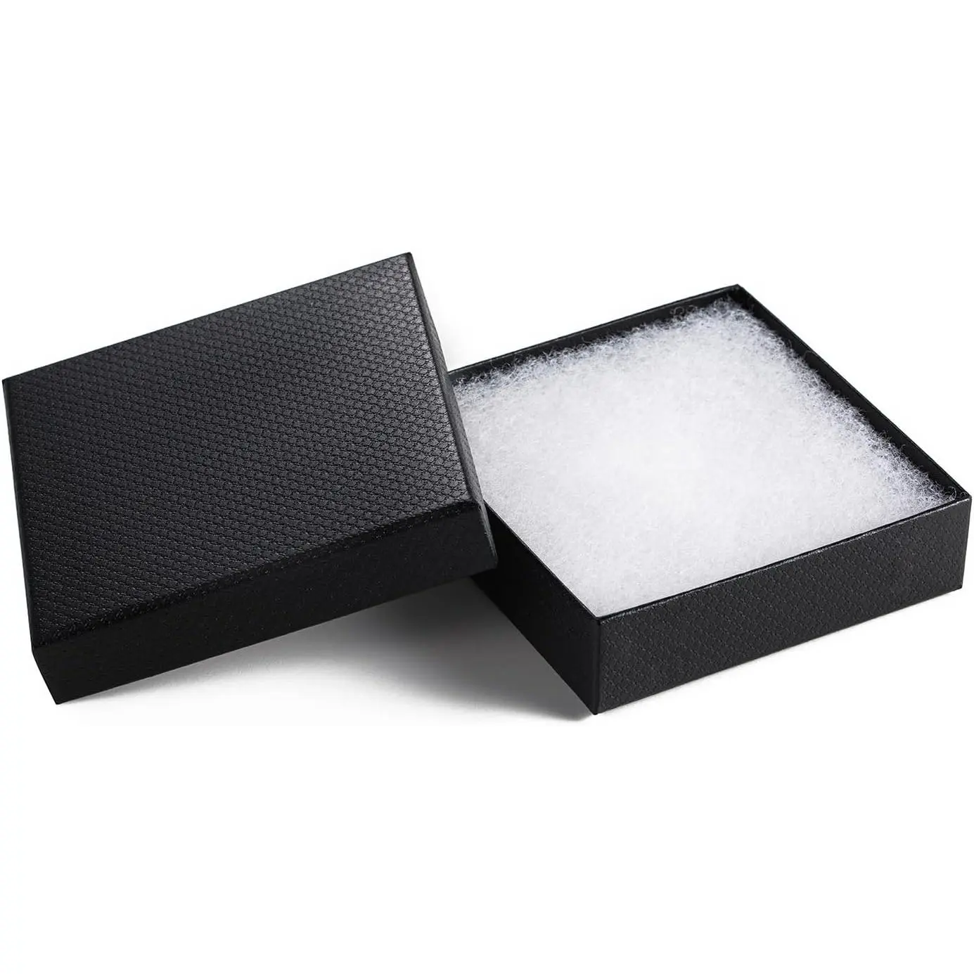 Boxes 20 Pack 3.5x3.5x1 Inch Cardboard  Boxes,Small  Boxes for  Earrings Necklaces  Bangles Bracelets(Black)