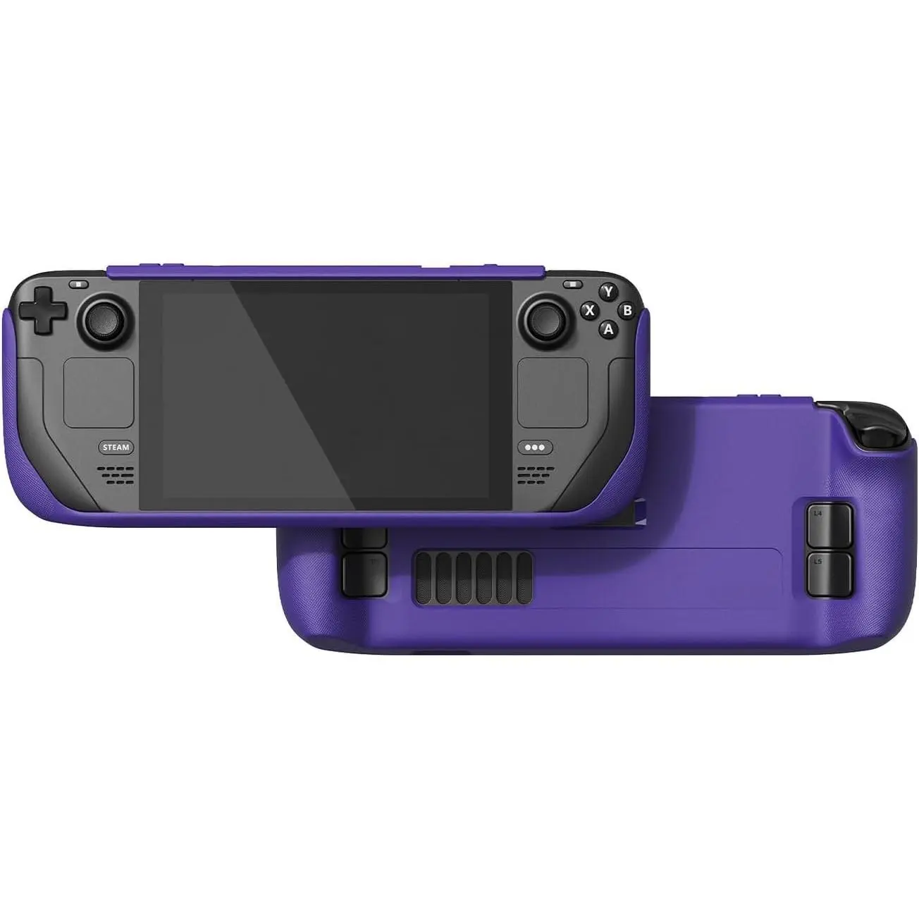 GripCase SD for SteamDeck: A Soft Protective Case with Textured Grips Full Protection and Stand, Shock-Absorption Non-Slip and Anti-Scratch Cover Design - Galactic