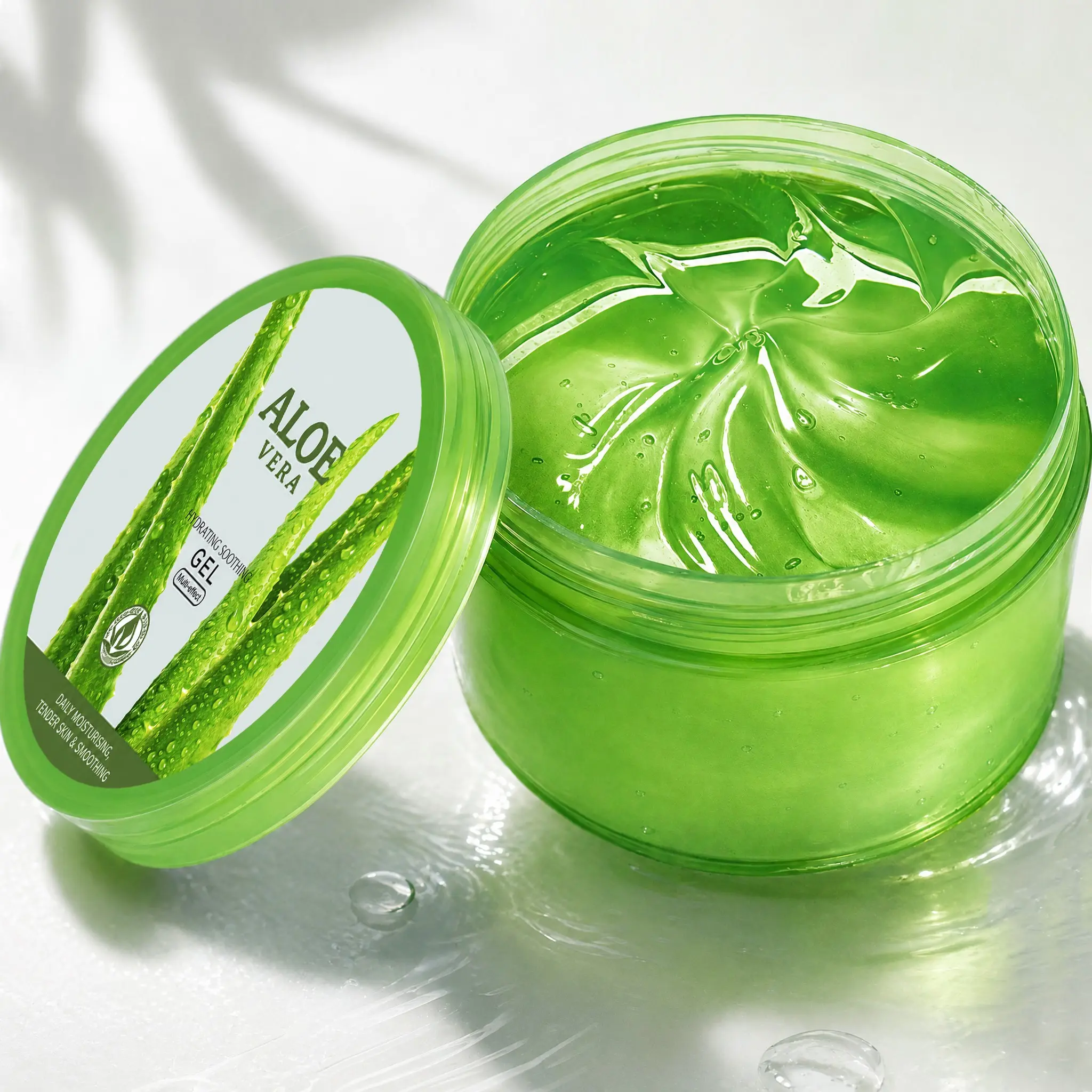 Mild Hydrating Lightweight Aloe Vera Skin Gel for Face & Body, Daily Soothing Moisturizing Skincare Gel, Calming Hydration, 10.58oz