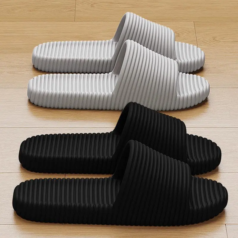 Comfort Stripe Shower women’s sandals, bathroom slippers, men’s flip-flops, summer shoes
