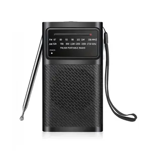 Am/fm Transistor Radio Battery Operated, Long Range Reception, Loud Speaker, Earphone Jack, Portable for Indoor Outdoor & Emergency Use