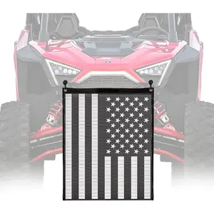UTV/ATV Trash Bag, PVC Mesh Storage Sack Compatible with Polaris RZR, Can-Am, Kawasaki, Honda & Golf Carts, Universal Fit Off-Road Accessories