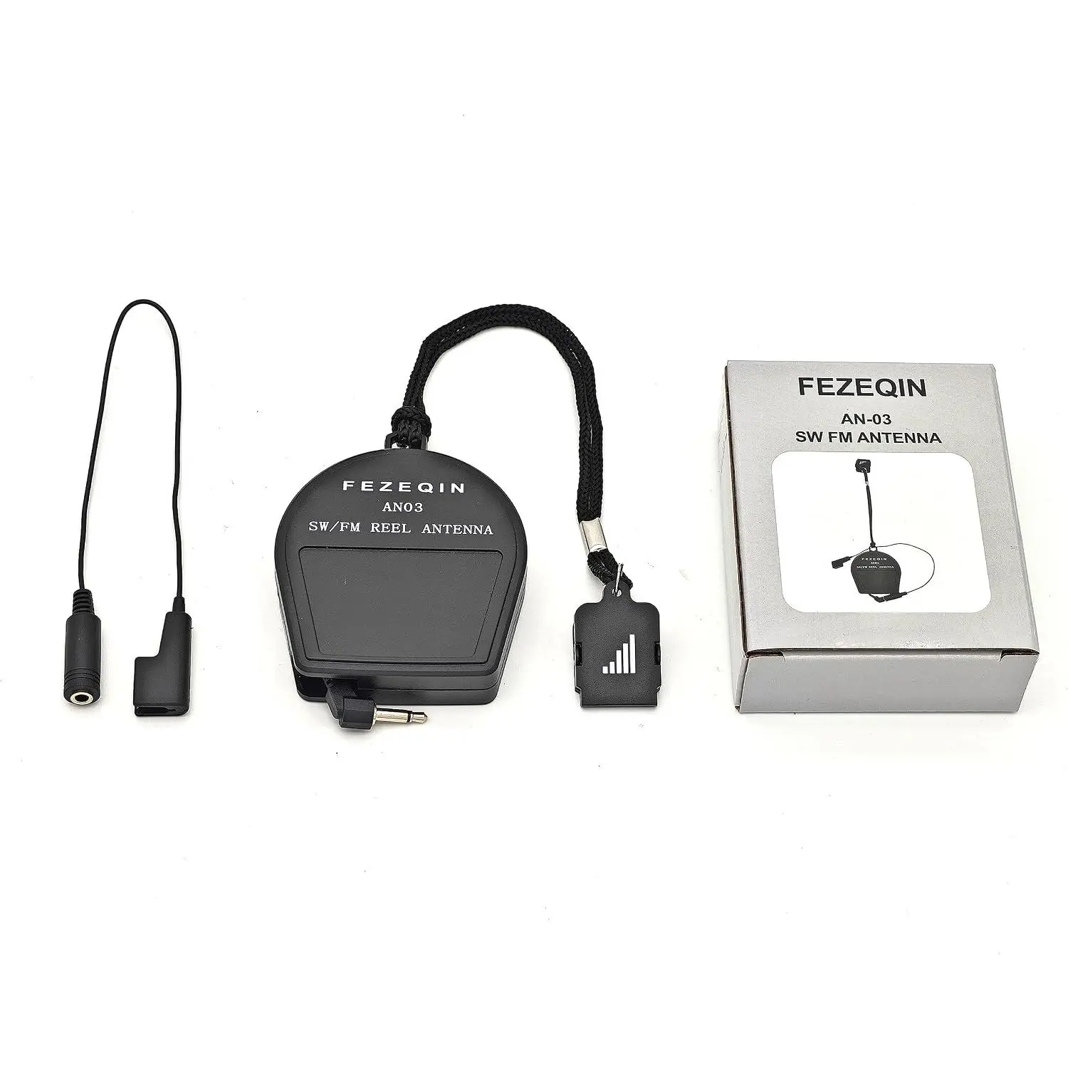 Shortwave FM Reel Antenna Telescopic External Antenna  Radio Signal Reception Suit for FM SW Radio Receiver