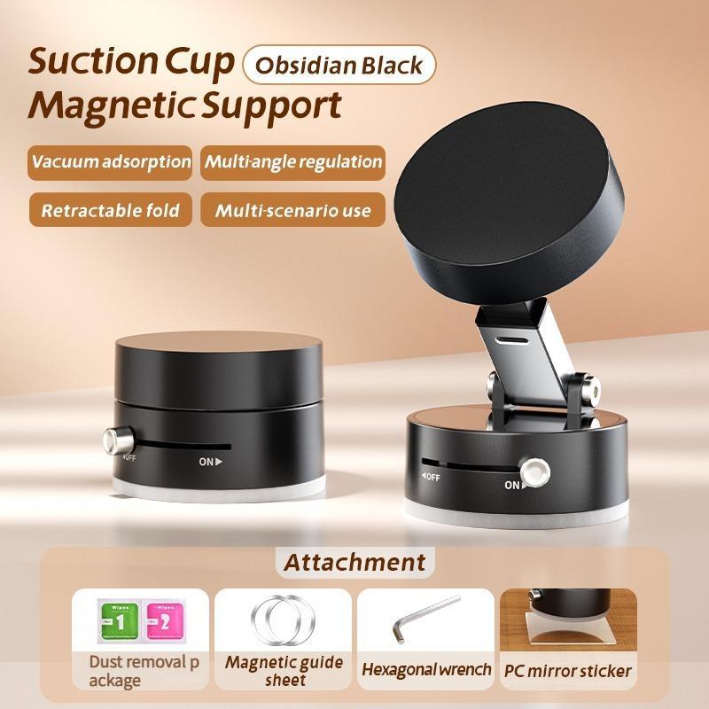 Magnetic Phone Holder with Vacuum Suction Cup, Multifunctional Phone Stand for Home or Office, Phone Accessories for iPhone & Android, Phone Suction Mount Magnetic Phone Holder with Vacuum Suction Cup, Multifunctional Phone Stand for Home or Office, Phone Accessories for iPhone & Android, Phone Suction Mount