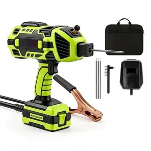 Portable Handheld Welding Machine, Mini Electric Arc Welder, Adjustable Current, Anti-stick Design, Lightweight Easy Carry, For Household Metal Welding Repair Work