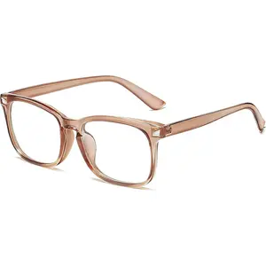 Blue Light Glasses for Woman Men | 99% Blue Light Blocking Glasses | Computer Glassess | Gaming | TV Phone Screen Reader Square Frame | Anti Eyestrain & UV Glare,1 Pack