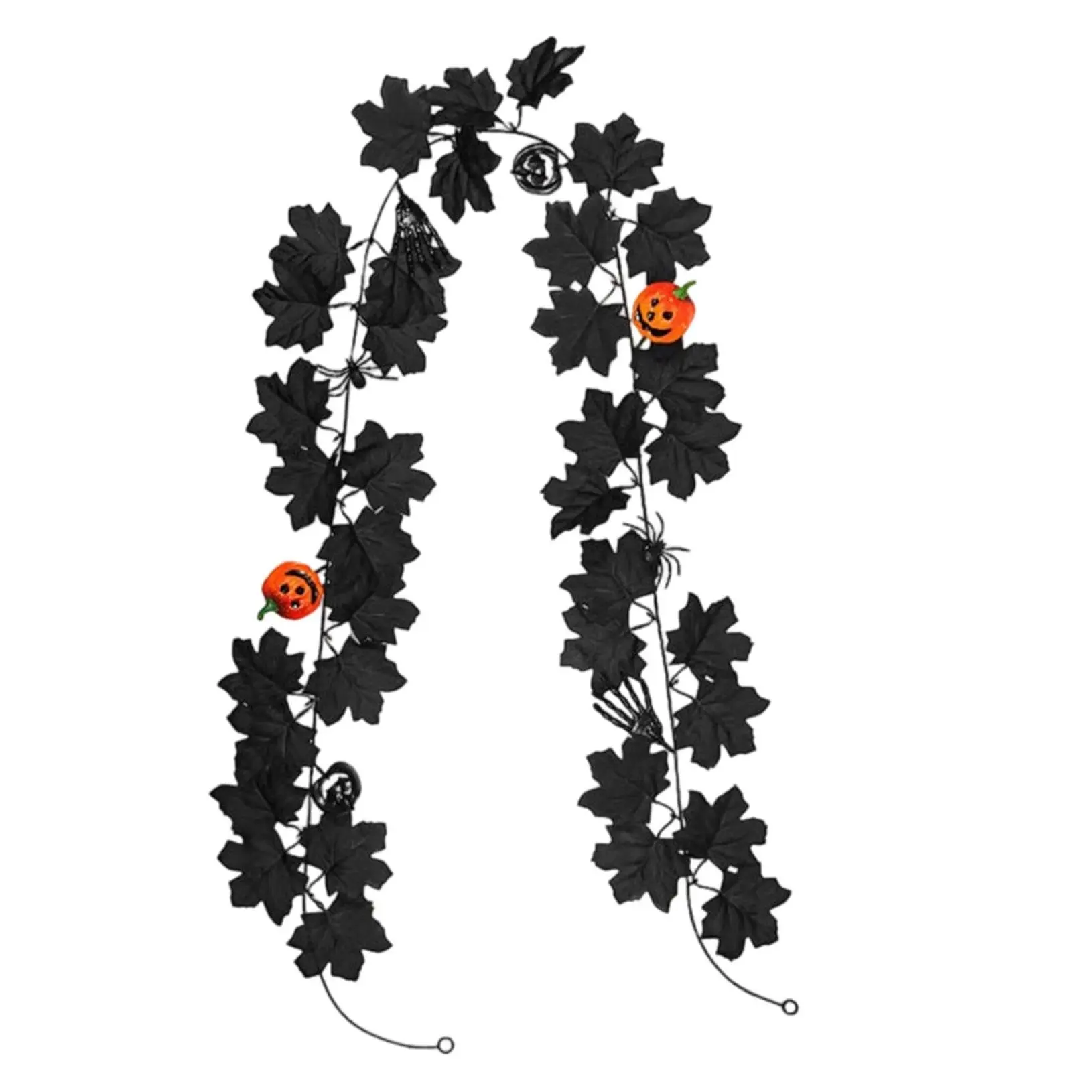 Artificial Vine Wreath, Halloween Gothic Floral Decor, Wall Mirror Fireplace Hanging, Party Home Decoration, Ghost House Wedding Table Centerpiece