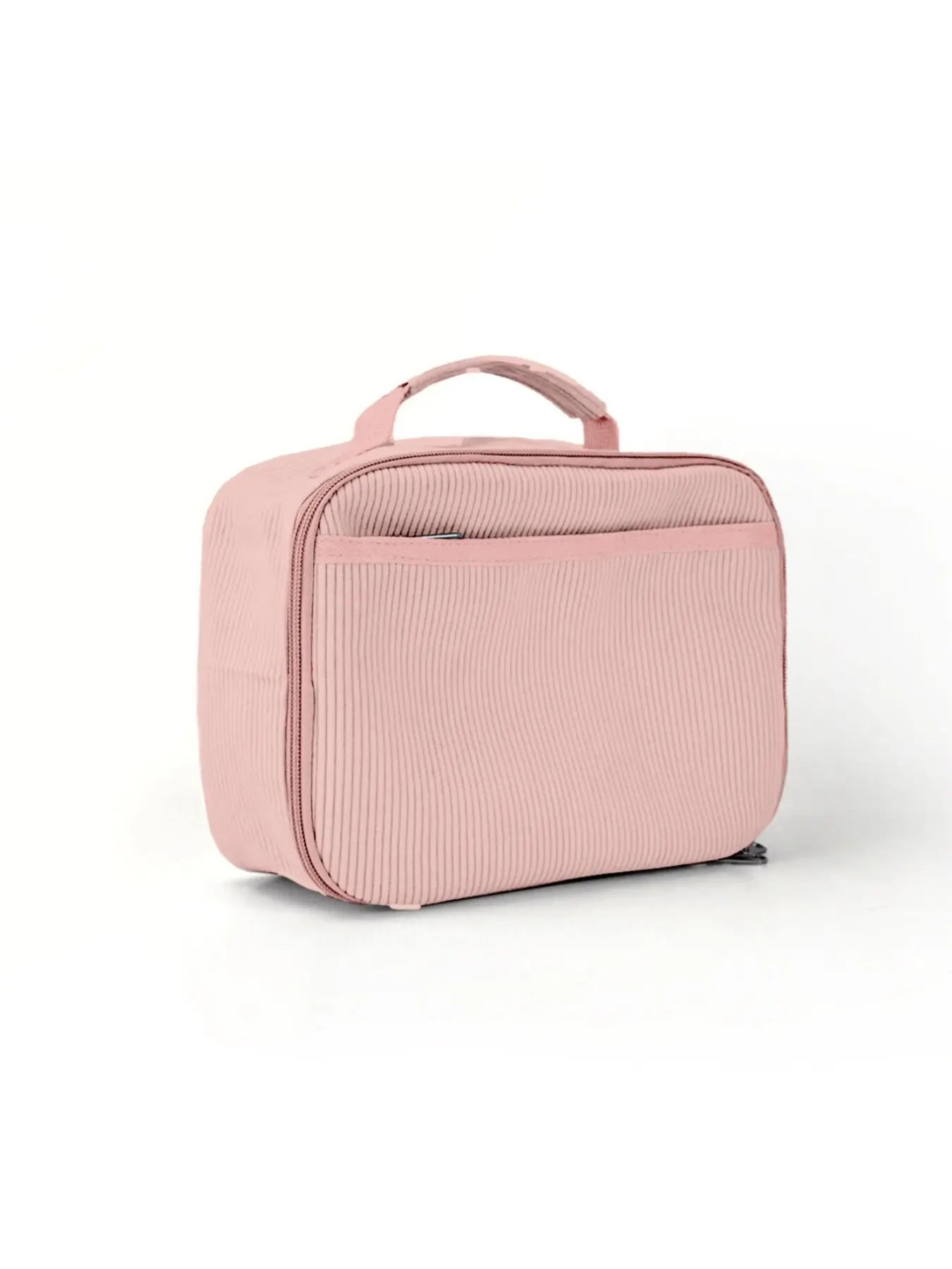 Velvet Insulated Lunch Box with Handle, Aluminum Foil Bento Bag, Student Office Meal Container, All-Season Casual Checked Style