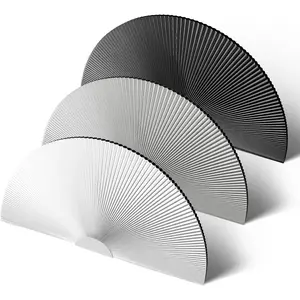 Blackout Arch Window Shades Cordless No Drill Half Circle Half Moon Honeycomb Cellular Blinds Thermal Insulation Noise Reduction for Indoor Window Blackout-White 48"W x 24"H
