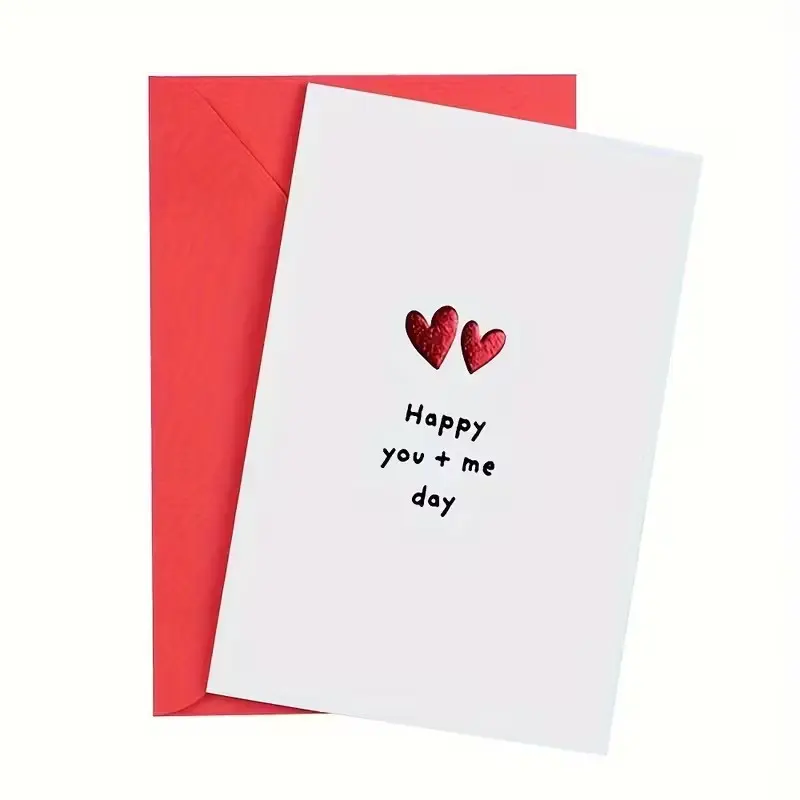 1SET Anniversary Greeting Cards, celebrating the time we've spent together—humorous cards, heartwarming cards, and cute anniversary cards—envelopes included. Christmas gifts, Celebration
