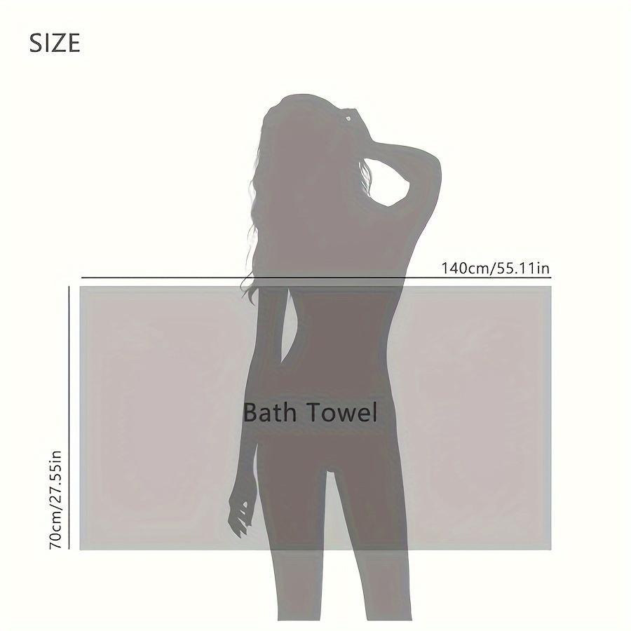 Solid Color Bath Towel, 4 Counts/set Soft Absorbent Towel, Quick Drying Towel for Bathroom, Hotel, Salon, Spa, Gym, Travel