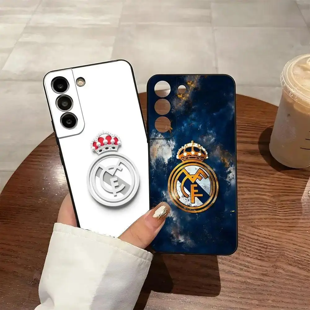 Football Phone Case for Samsung S26 S25 S24 FE S23 S22 S21 Plus Ultra for Iphone 18 17 16 15 14 13 12 11 17Air Plus Pro Promax Black Soft Shell