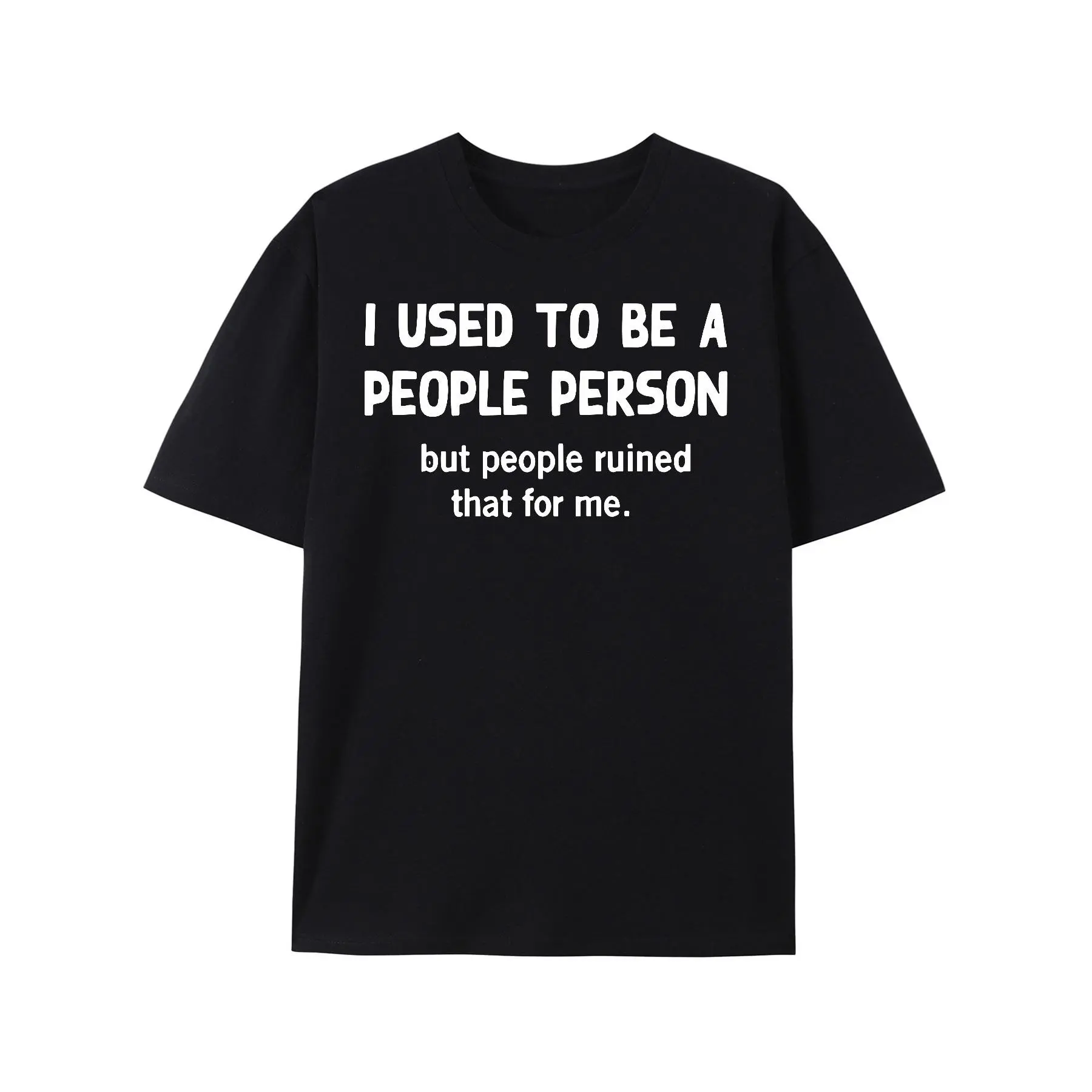 Men's Breathable Cotton Graphic Tee - Humorous Slogan Print, Relaxed Fit, Soft & Comfortable for Casual Wear, Running & Training - Perfect Gift Idea