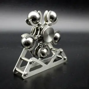 Steel Ball Ferris Wheel Metal Fidget Spinner Stainless Steel Hand Spinner Stress Reliever Toys Gyroscope Desktop for Adult Gifts