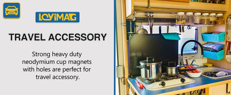 Strong Neodymium Cup Magnets, Waterproof, Rare Earth, 150lb+ Pull Force, Silver, 6 Pack with Screws for Wall Mounting, Hanging, Lifting Tools