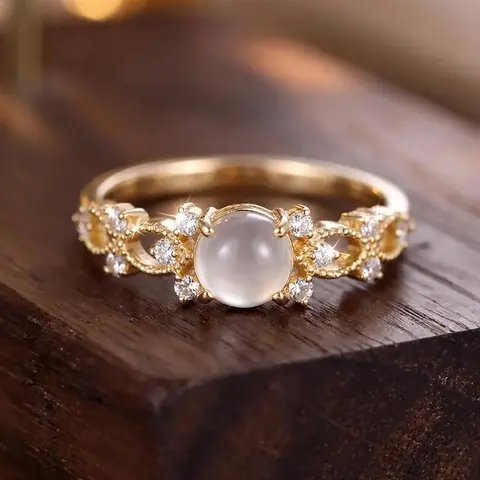 Women's Rhinestone Decorated Ring, Glittering Ring, Hollow Out Ring, Beautiful Rings, Wedding Anniversary Ring, Bridal Engagement Ring, Jewelry for Daily & Party Decoration, Jewellery Accessories, Rings
