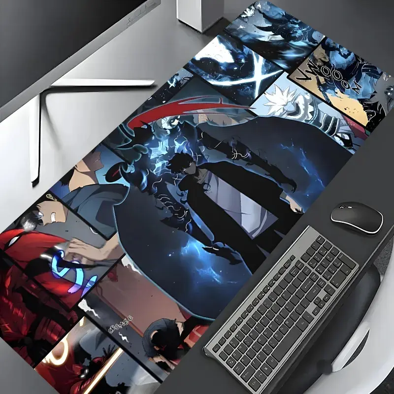 Epic Anime Collage Desk Pad - Manga Panel Hero Design for Otaku Fans Extra Large Gaming Mouse Pad,Stylish Desk Decoration and Protective Mat,Rubber Non-Slip Edge,Perfect for Laptops and Desktops for Kids and Adults Anime Mousepad, Computer Mouse Pad