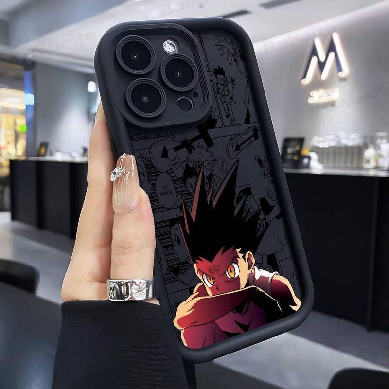 Anime Killua Hunt3r X Hunt3r Silicone Phone Case|Gift For Fans|Gifts for anime lovers For iPhone 17 Pro Max 16 15 14 13 12 11 X Plus Air For Samsung S21 S22 S23 S24 S25 S26