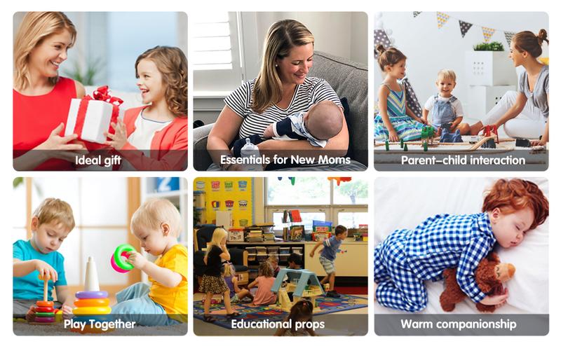 22" African American Baby Doll, Realistic Black Reborn Baby Dolls Silicone Vinyl Babydoll, Lifelike Soft Cloth Body Boy Doll, Birthday Set for Aged 3+