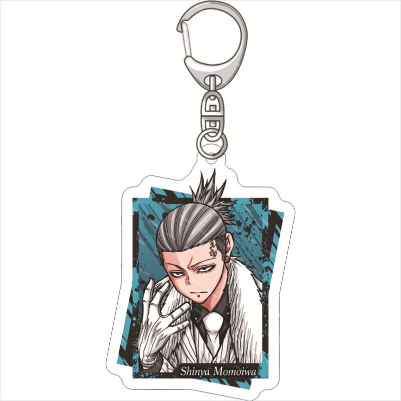 Manga Tougen Anki Acrylic Key Chain Figure Ikari Yaoroshi Shiki Ichinose Naito Mudano Cosplay Costume Key Tags Backpack Pendant