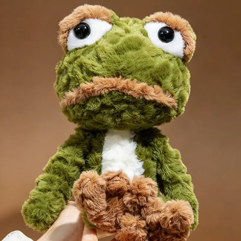 Adorable Frog Plush, Cute Big Mouth Frog Plush Decoration, Perfect Birthday Gift for Best Friend, Soft Cozy Decor Ornament