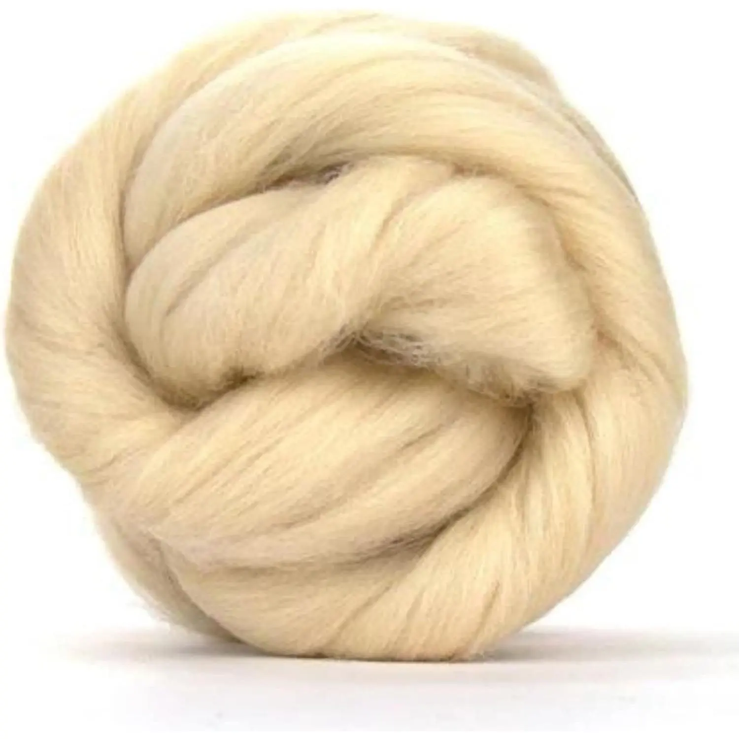 Merino Wool Roving | Premium Combed Wool Top | 22 Micron, Perfect for Felting Projects, Spinning, Wall Hangings and Tapestry (Sandstone)