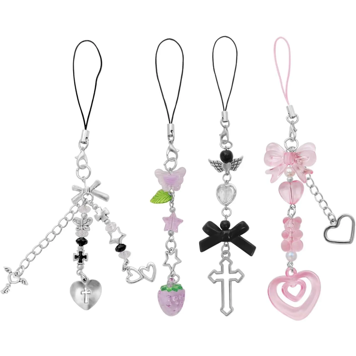 4x Strawberry Pink Love Set