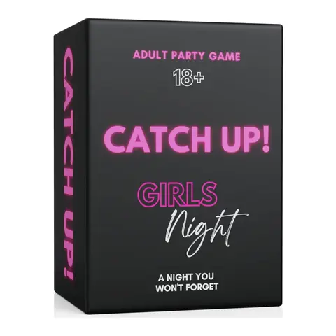 Catch Up ! Girls Night Card Game: 200+ Spicy, Hilarious & Heartfelt Questions for BFF Bonding, Bachelorette Parties, Date Nights & Family Gatherings – Perfect Gift for Her with Fast Shipping, Strategy Table Game